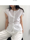 Posen Strap Cap Blouse