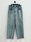 Comet Milk Wide Denim Jeans