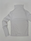 Half Moon Ribbed Half-Pola T-Shirt
