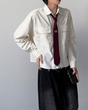 Serene Damage Crop Shirt