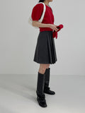 Half Pleats Midi Skirt