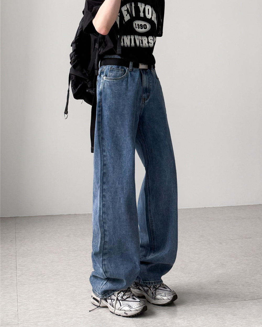 【YOURNUS】Hamel Long Wide Denim YOURNUS (ユアノス) - ハメルロングワイドデニム / Hamel Long