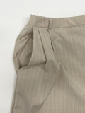 Eiffel Stripe Banding Wide Slacks
