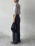Puff Organza Half Blouse