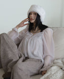 Envy chiffon flare blouse