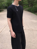 Sword Henley Neck Ringer Short Sleeve T-shirt