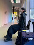 Dyed Vintage Balloon Denim Pants