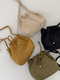 Suede Bucket Cross Bag