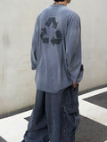 Vintage Washed Recycle Long Sleeve