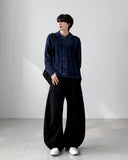 Rose Angora Collar Cardigan