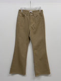 [unisex] Cotton flare bootcut pants