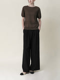 [Premium] Whole Garment Lino Linen Short Sleeve Knit