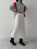 Olsen Cotton H-Line Long Skirt