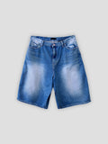 Light Sandwashing Spec Blue Denim Pants