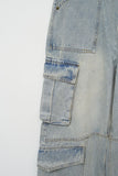 Space Cargo Denim Pants