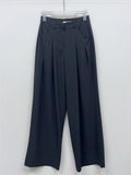 Launer Pocket Two-Tuck Wide Slacks