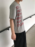 Trying Lettering Crop Short Sleeve T-shirt