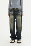 Cloudy domingo washed denim pants
