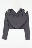 X Hood Bra Top Set