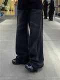 Old School Washed Wide Denim