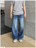 Ness Washed Flare Denim Pants
