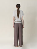 [Premium] Ete Linen Collar Short Sleeve Knit