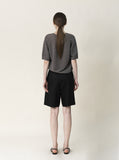 [Premium] Whole Garment Ariere V-neck Linen Knit