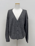 Enne Alpaca V-Neck Loose-Fit Cardigan