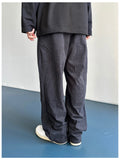 Twill Basic Corduroy Wide Pants