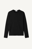 Slim Crop Waffle Long Sleeve