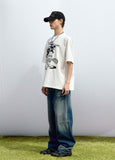MIM RAW CUT DENIM BALL CAP