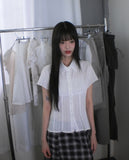 Pre-Race Punching Short Sleeve Blouse Shirt