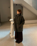 Dylan 2oz High Neck Button Half Coat