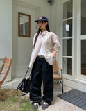 Mel Stripe Overfit Cotton Shirt