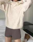 Bonne Ribbed Knit Short Pants