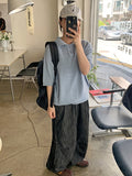 [unisex] Panky Summer Boucle Collar Short Sleeve Knit