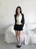 Deha Lace Drape Slim Halterneck Sleeveless