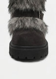 Belted Spirit Midi Fur Boots