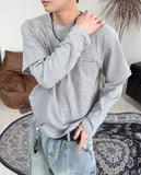 Tia Pocket Layered Long Sleeve Tee