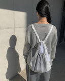 Rare Nylon Color Matching Gym Sack Backpack