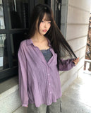 Glitz Summer Pocket See-through Shirt