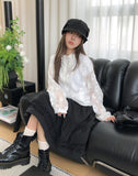 Eti Frill Tiered Midi Skirt