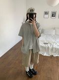 [BAONHAUS] Hapeura Check Hood Short Sleeve Shirt