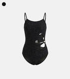 Flower one piece bikini