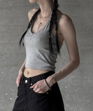 Multi Strap Halter Sleeveless