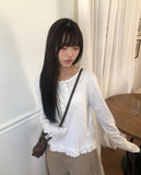 Toel Dot Frill Long Sleeve T-Shirt