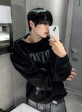 Open 5 Button Regona Washing Sweatshirt