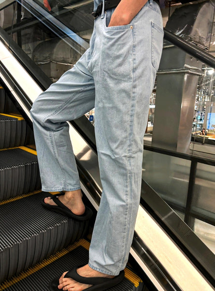 【COSYHARU】Toms Wide Denim Pants normal black wide denim pants - COSYHARU | 60% - Asian
