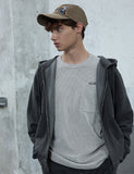 Vintage Pigment Balloon Fit Hood Zip-Up