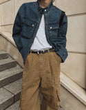 Riet biker denim jacket